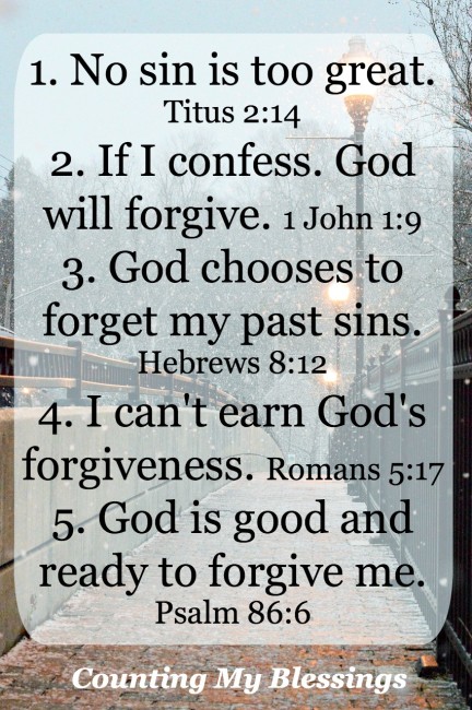 Your Past is Forgiven and You Need to Let it Go