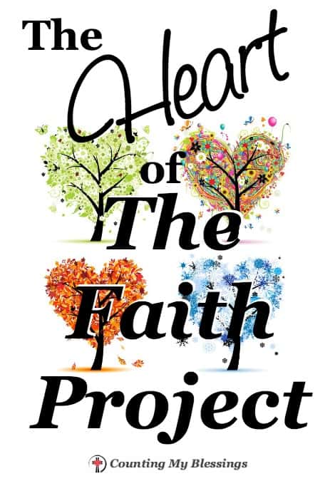 The top five things I learned from The Faith Project this year. . . things I found consistent as I studied and lived out each word of the month.