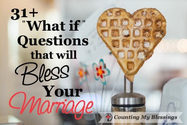 Do you ever find yourself mentally grumbling? What if he hadn't? What if she didn't? Marriage is hard but these questions will help and bless your marriage.