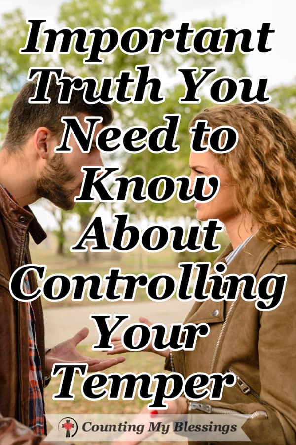 Do you have trouble controlling your temper? The truth is ... it's not impossible to manage our anger we just need to know the 5 helpful steps to get there. #Faith #Proverbs #ParentingTips #AngerManagement