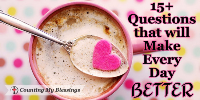 Get your free printout of questions that will help you make every day better. #MondayMotivation Get your free printout of questions that will help you make every day better. #MondayMotivation