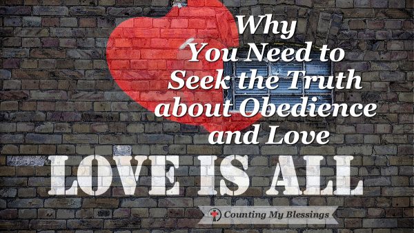 The Bible makes a connection between obedience and love, I want to seek the truth. The Bible makes a connection between obedience and love, I want to seek the truth.