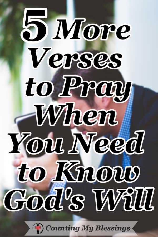 I want to consistently know God's will and follow it but I have to admit there are times when it's not as clear as I'd like it to be. That's when I need to pray... #Faith #BibleStudy #SeekGodFirst #FaithBlogger #CountingMyBlessings