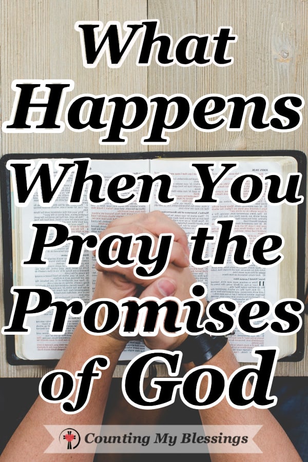 God promised to give us everything we need for whatever we're living through. So, when I don't have the words ... I pray the promises of God. #Prayer #Faith #PromisesofGod #Hope