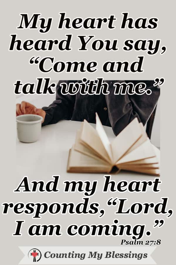 When you need to pray but emotions overwhelm you - it's helpful to pray the words of Scripture. That's why I love praying the honest emotions in Psalms. #Prayer #EmotionalHealth #Psalms #WWGGG #CountingMyBlessings