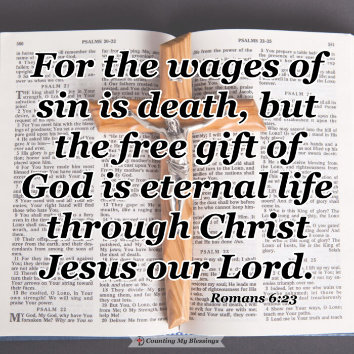 This image has an empty alt attribute; its file name is Romans-6_23-700x700.jpg