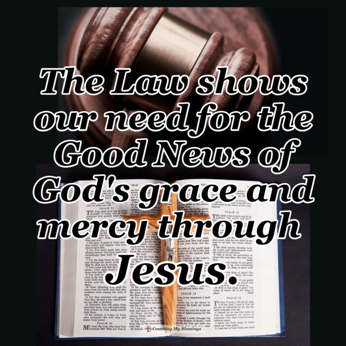 Although it's hard to hear the truth . . . we need both the Law and the Gospel. We need to know we are sinners to understand how much we need Jesus. #LawandGospel #Bible #Jesus #Blessings