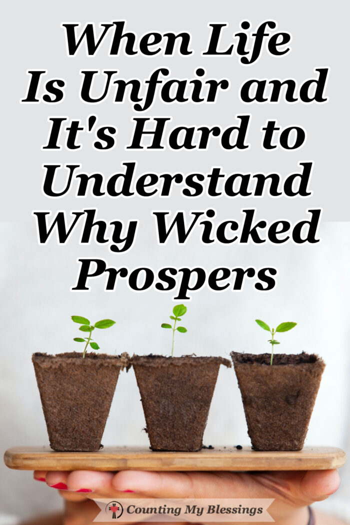 When you don't understand why wicked prospers for a season you can always trust that truth that God is in control. You can trust His promises. #TrustGod #PromisesofGod #ObeyGodsWill #Blessings