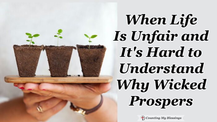 When you don't understand why wicked prospers for a season you can always trust that truth that God is in control. You can trust His promises. #TrustGod #PromisesofGod #ObeyGodsWill #Blessings