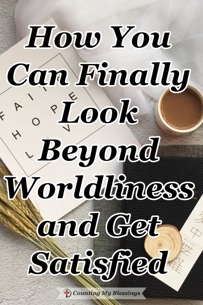 Everyone has been created with a place for longing . . . a place that needs to look beyond worldliness to faith in the only One who can truly satisfy them. #Faith #Satisfaction #Worldliness #Blessings