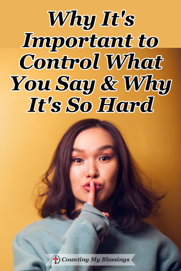 How many relationships get blown up because people are unable to control what they say? Maybe there are some things we can do that will make a difference. #Friendship #Family #Faith #Blessings