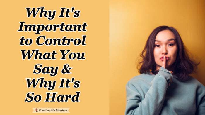 How many relationships get blown up because people are unable to control what they say? Maybe there are some things we can do that will make a difference. #Friendship #Family #Faith #Blessings