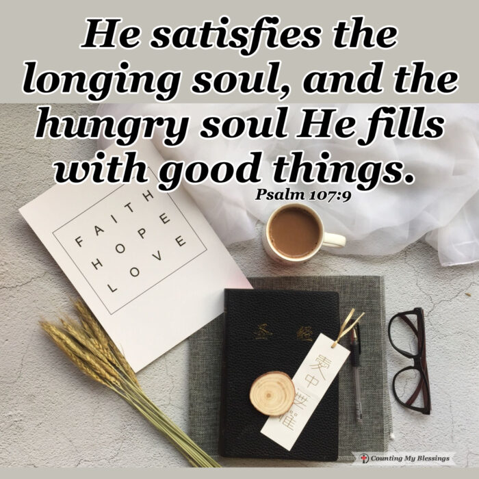Everyone has been created with a place for longing . . . a place that needs to look beyond worldliness to faith in the only One who can truly satisfy them. #Faith #Satisfaction #Worldliness #Blessings