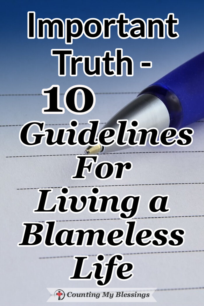 The Bible says we need to live a blameless life to approach God in worship and praise, and Jesus is the only way we can be made blameless to approach Holy God. #Jesus #Blessings #WWGGG