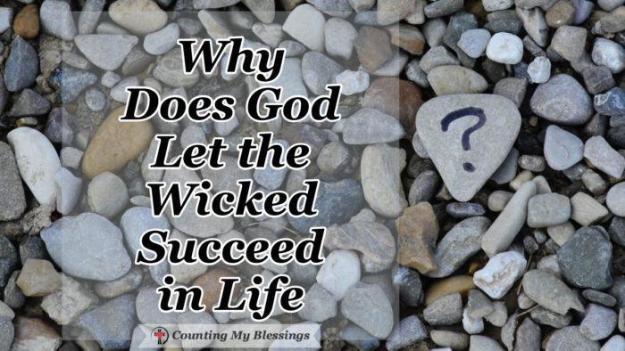 Why does God allow the wicked succeed? When evil seems to be winning we can run to God and ask Him to give us wisdom, peace, and hope.