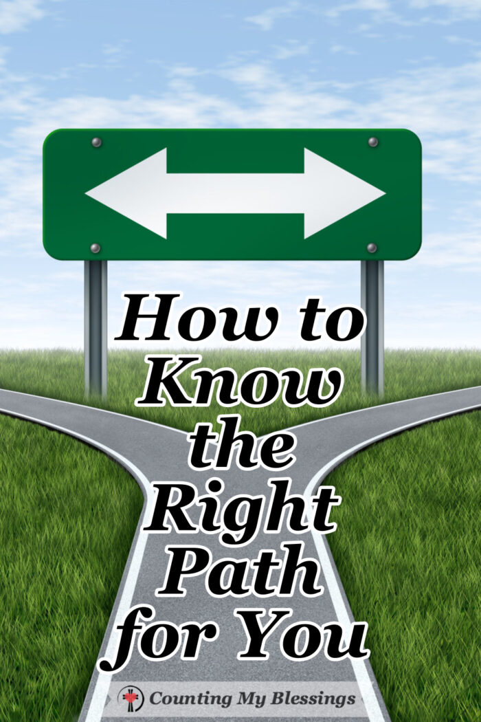 Life is full of decisions but how can we know the best way to know the right path for us? Let's look at five ways to choose wisely...