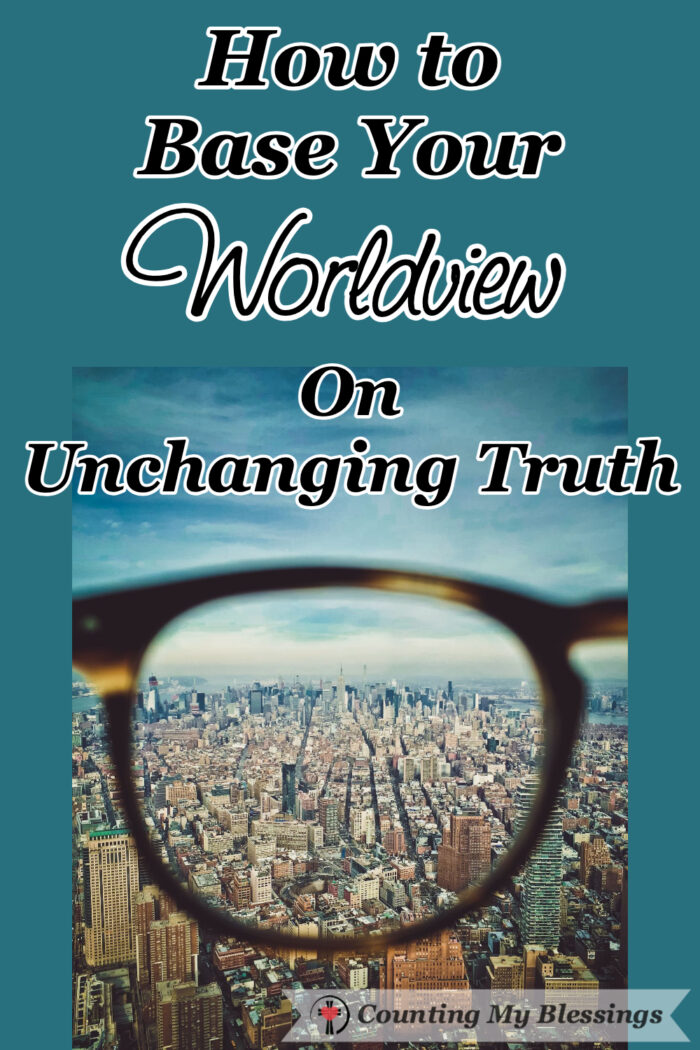 Have you ever read or heard something that completely changed your worldview and how you live your life? Are your values based on truth or opinions? We're looking at the best way to think about life.