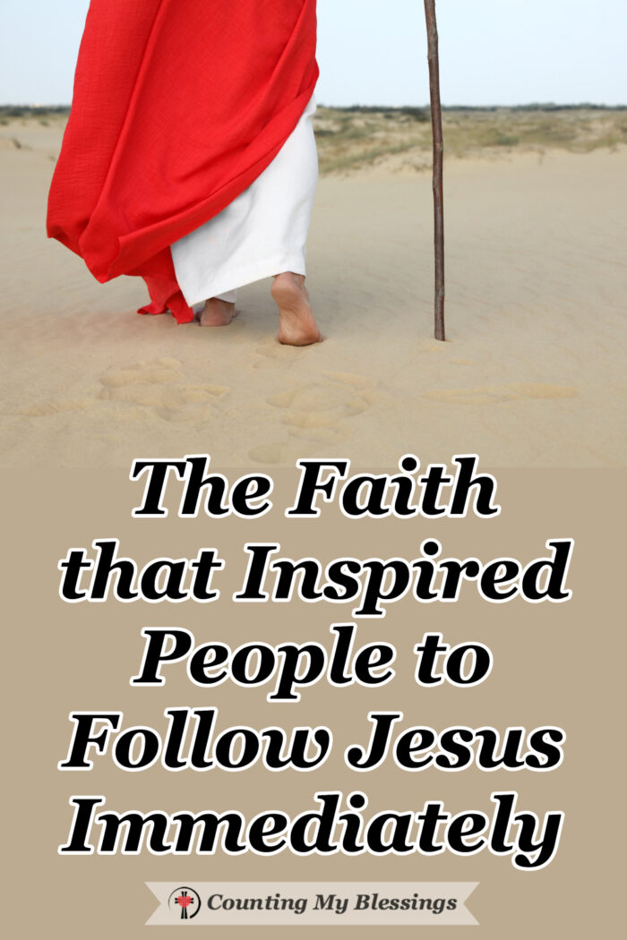 When Jesus said, "Follow Me," the disciples left everything and followed Him immediately. What do people need to make that possible? How do we get the courage to face criticism and trust the Messiah?