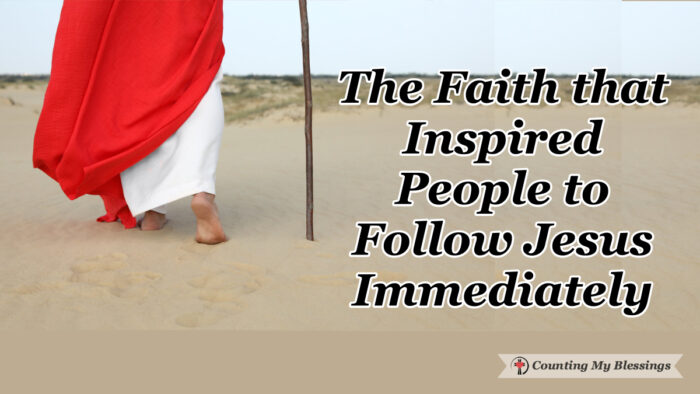 When Jesus said, "Follow Me," the disciples left everything and followed Him immediately. What do people need to make that possible? How do we get the courage to face criticism and trust the Messiah?
