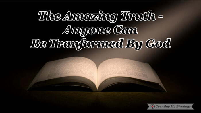 Do you have someone you're praying will come to KNOW, LOVE, and TRUST God? Don't stop praying! Anyone can be transformed by God. He is the One for whom everything and anything is possible.