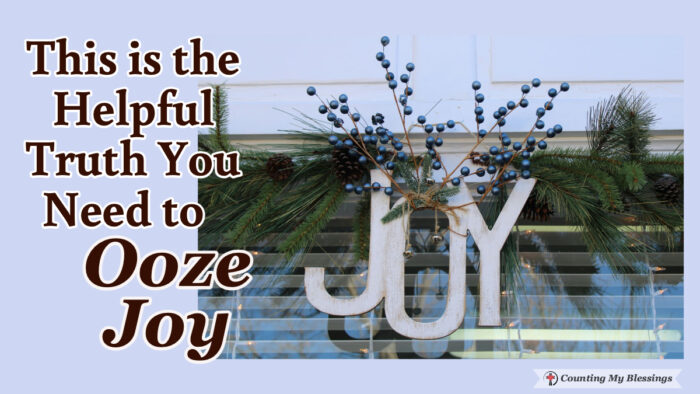 Do you have bold humility? Do you ooze joy with a sense of humor grounded on a foundation of hope? Here's what it looks like when someone lives with joy. Let's focus on God's love and live with joy.