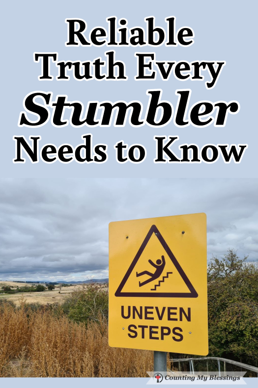 Every stumbler would love to get a do over because of things they regret. There is reliable truth that can make every day a new beginning. You can have an identity the puts stumbling in the past.