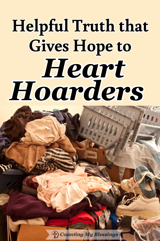 Are you part of the heart hoarders club? Someone whose heart is full of things like hurts, failures, frustrations, anxiety, bitterness, impatience, and shame. Things prevent a life of peace and joy!